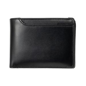 ミラグロ MILAGRO エチオピアンシープ・ボックス式小銭入れ付き二つ折り財布 （ブラック）