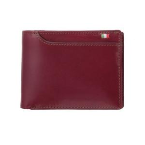 ミラグロ MILAGRO 21ポケット二つ折り財布（小銭入れあり） （バーガンディー）