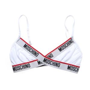 モスキーノ アンダーウェア Moschino Underwear TRIANGLE BRA （WHI...