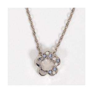 マリークワント MARY QUANT ハーフストーンデイジー ネックレス （シルバー）