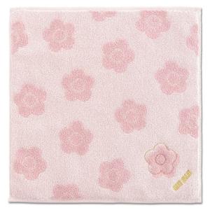 マリークワント MARY QUANT セイムトーンデイジー ミニタオル （ピンク）