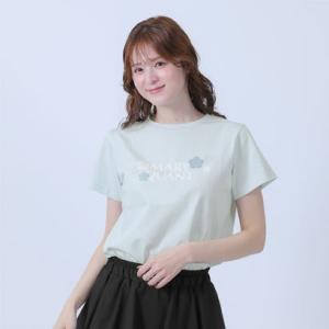 マリークワント MARY QUANT パールラメデイジーTシャツ （ライトブルー）｜ブランド公式 LOCOMALL ロコモール