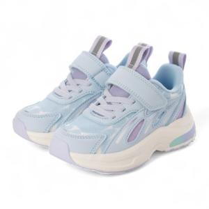 マッドフット！ MADFOOT! キッズ カジュアルスニーカー【幅広3E】子供靴 厚底 ストラップシューズ 250013 （サックスブルー）