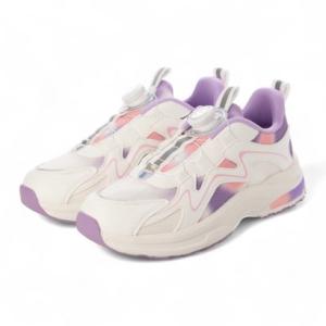 マッドフット！ MADFOOT! キッズ ダイヤルシューズ【幅広3E】子供靴 ボリュームソールスニーカー 250014 （ホワイト系その他）