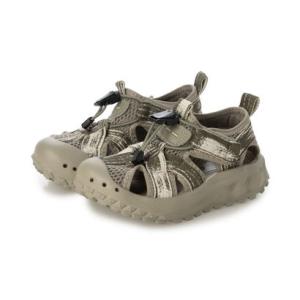 MADFOOT! マッドフット キッズ スニーカーサンダル【水陸両用/速乾】サマーシューズ 子供靴 261002 カーキ(グリーン)