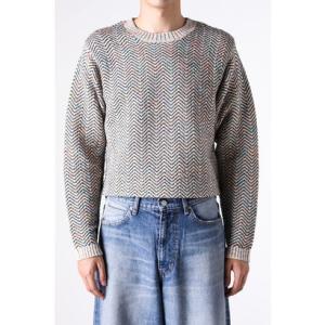 エムエーエスユー MASU AURORA SHORT SWEATER （White）