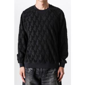 エムエーエスユー MASU Angel Pile Jacquard Sweatshirt （BLACK）