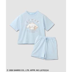 マックハウス Mac-House サンリオキャラクターズ シナモロール 半袖ルームウェア セットアッ...