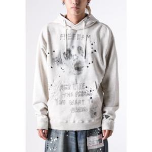 MAISON MIHARA YASUHIRO Maison Mihara Yasuhiro Embellished Distressed Hoodie