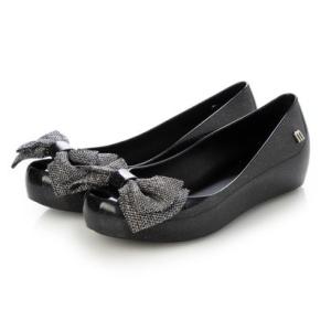 メリッサ melissa MINI MELISSA ULTRAGIRL SWEET XII INF （GLITTER BLACK）｜locondo-shopping