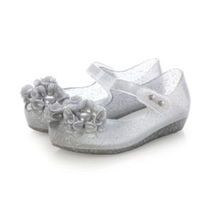 メリッサ melissa MINI MELISSA ULTRAGIRL SPRINGTIME BB （GLITTER CLEAR/ GRAY）｜locondo-shopping