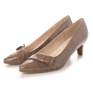 メルモ MELMO リボンモチーフオールウェザー対応パンプス