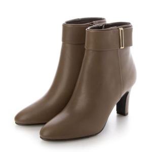 メルモ MELMO ラウンドトゥショートブーツ （オーク）