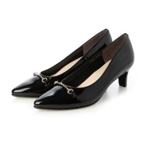 メルモ MELMO オールウェザー対応ビットモチーフパンプス