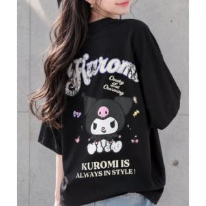 ミージェーン me Jane クロミバックプリントTシャツ （ブラック）