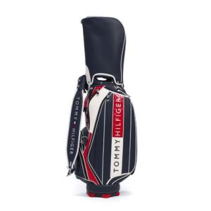 トミー ヒルフィガー ゴルフ TOMMY HILFIGER GOLF キャディバッグ メンズ レディース おしゃれ 5分割 9型 46インチ 合皮 フ