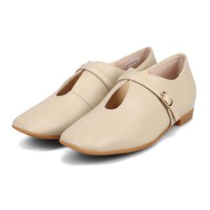 ミッシーデミッシー missy des missy 甲ベルト フラットシューズ MMD3640 （ベージュ）