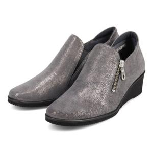 ミッシーデミッシー missy des missy シンプルですっきりとしたフォルム ウェッジヒールカジュアルシューズ MMD9680 （グレーメタリ