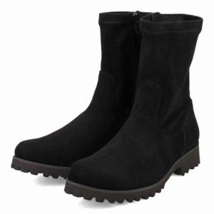 ミッシーデミッシー missy des missy タンクソール ストレッチ ショートブーツ   MMD4632 （ブラックスエード）