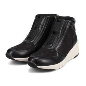 ミッシーデミッシー missy des missy 【撥水仕様】ヒールアップハイカットスニーカー MMD1204 （ブラック）