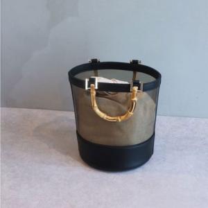 ミレム mirem Clear bucket bag （BLACK）｜locondo-shopping