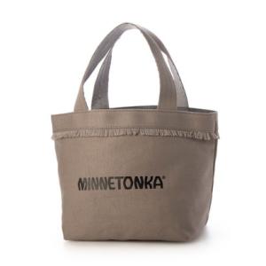 ミネトンカ MINNETONKA フリンジトートバッグ fringe-logo-toto-gy （G...