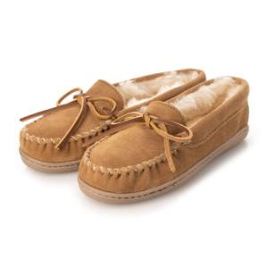 ミネトンカ MINNETONKA SHEEPSKIN HARDSOLE MOC （GOLDEN TA...