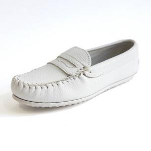 ミネトンカ MINNETONKA ローファー loafer-206k-wh （WHITE）｜locondo-shopping