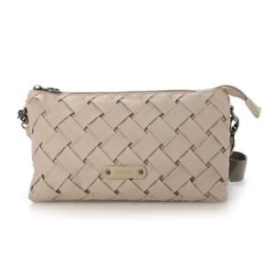 ミオオッジ MIOOGGI スモッキングメッシュ3層ポシェット （アイボリー）