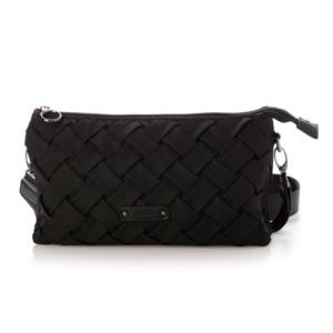 ミオオッジ MIOOGGI スモッキングメッシュ3層ポシェット （ブラック）