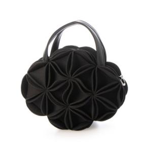 ミオオッジ MIOOGGI ネオプレン3Dフラワーミニミニ2WAYポシェット （ブラック）