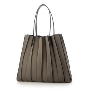 ミオオッジ MIOOGGI ネオプレンプリーツ親子トート （グレージュ）