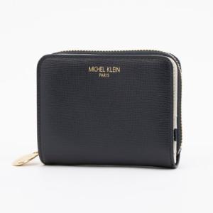 ミッシェルクラン MICHEL KLEIN ミッシェル クラン ラウンド二つ折り財布 （ネイビー(NAVY)）
