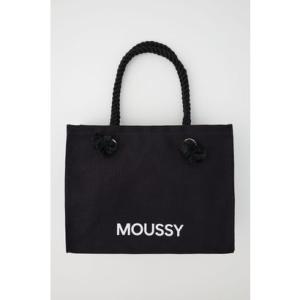 MOUSSY SOUVENIR キャンバスバッグ BLK