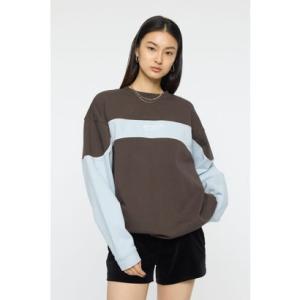 BLOCK PANEL SWEAT シャツ L/BLK1