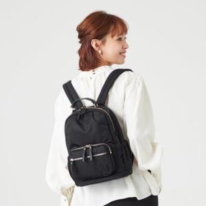 モニカ MONICA 13ポケットナイロンリュック SMALL （ブラック）の商品画像