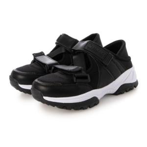 モズ moz 2WAY 厚底 スニーカーサンダル （ブラックホワイト）