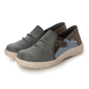 moz（モズ） スリッポン 2way ワンポイントロゴ サイドゴアスリッポン