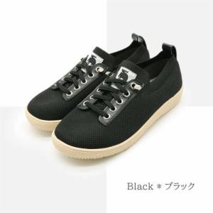 モズ moz メッシュスクエアスニーカー （ブラック）