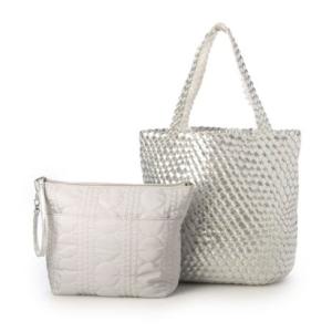 モード エ ジャコモ ビジュー MODE ET JACOMO bijou メッシュトートバック （シルバー）