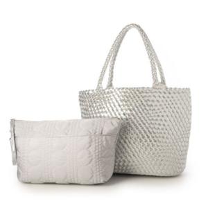 モード エ ジャコモ ビジュー MODE ET JACOMO bijou メッシュトートバック （シルバー）