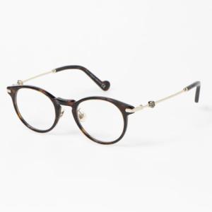モンクレール MONCLER メガネ 眼鏡 アイウェア レディース メンズ （デミブラウン/ゴールド...