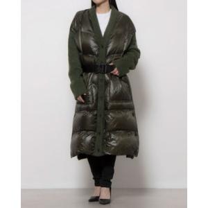 モンクレール MONCLER モンクレール ダウンコート レディース ロングカーディガン グルノーブル カーキ グリーン CARDIGAN TRICO