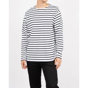 モダス modAS modAS BASQUES SHIRTS （ホワイト×ネイビー）