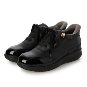 モード カオリ MODE KAORI モード カオリ MODE KAORI 【スマートスライド】サイドジップスニーカー 21538 （ブラック）