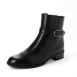 モード カオリ MODE KAORI モード カオリ MODE KAORI 【本革】 ベルトショートブーツ 6735 （ブラック）