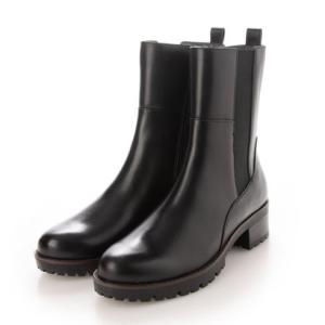 モード カオリ MODE KAORI 【本革】 チェルシーブーツ 21435 （ブラック）