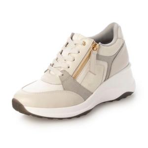 モード カオリ MODE KAORI モード カオリ MODE KAORI  厚底ヒールアップスニーカー 21509 （アイボリー）