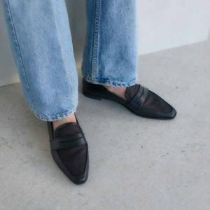 モード エ ジャコモ カリーノ MODE ET JACOMO carino メッシュチュールローファー （ブラック）の商品画像