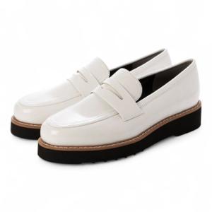 モード エ ジャコモ カリーノ MODE ET JACOMO carino 【レイン対応】【2WAY】厚底タッセルローファー （ホワイト）